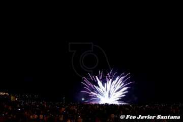 Los fuegos de Melenara 2018 (Foto Francisco Santana Ravelo)